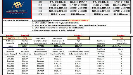 Explainer Series - How to Use the American Wealth Calculator-V3